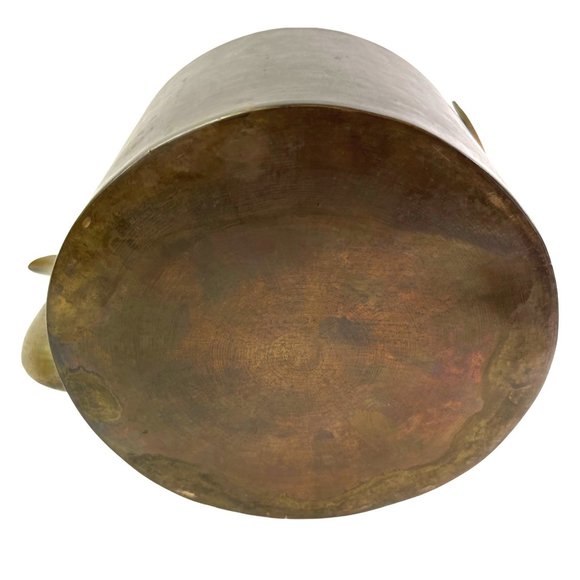 Vintage Old Copper Kettle Coffee / Teapot Heavy 7.25" x 9" Handmade - Picture 8 of 8